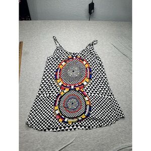 Red Carter Shay Mini Dress Geometric Multicolor‎ Size L